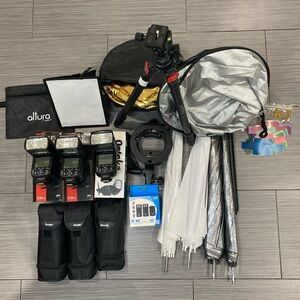 Flash Kit for Photography and Videography with Accessories/attachments